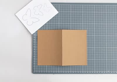 Cut-Out-3-D Grußkarte