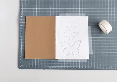 Cut-Out-3-D Grußkarte