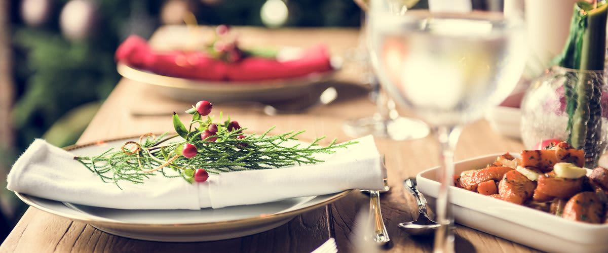 Weihnachtliches Festtafel