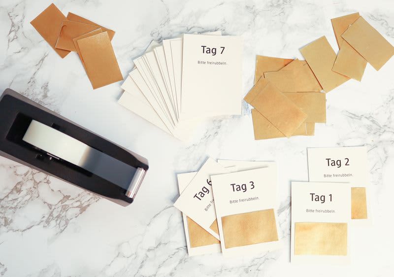 Komplimente-Kärtchen, Klebeband