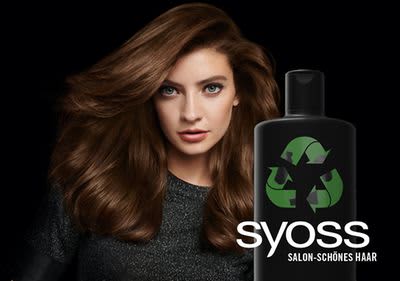 Syoss recyclebare Shampoo-Flaschen
