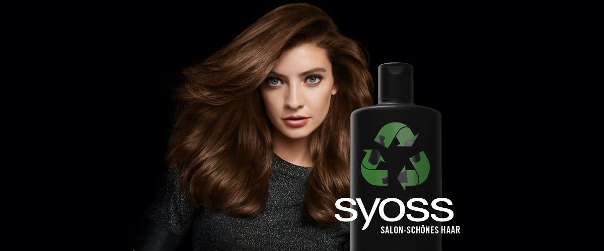 Syoss recyclebare Shampoo-Flaschen