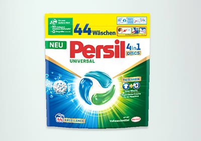 Persil Universal 4in1 Discs Verpackung mit Waschmittelkapseln