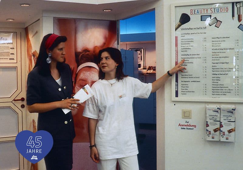 dm Geschichte Dienstleistungen Bild