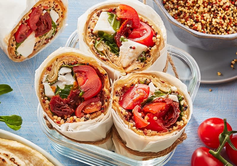 Mediterrane Wraps: selbstgemacht!