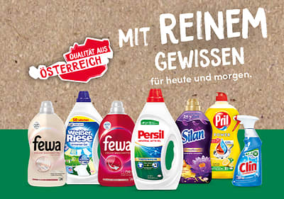 Waschmittel und Reinigungsprodukte aus Österreich