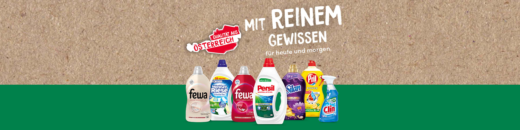 Waschmittel und Reinigungsprodukte aus Österreich