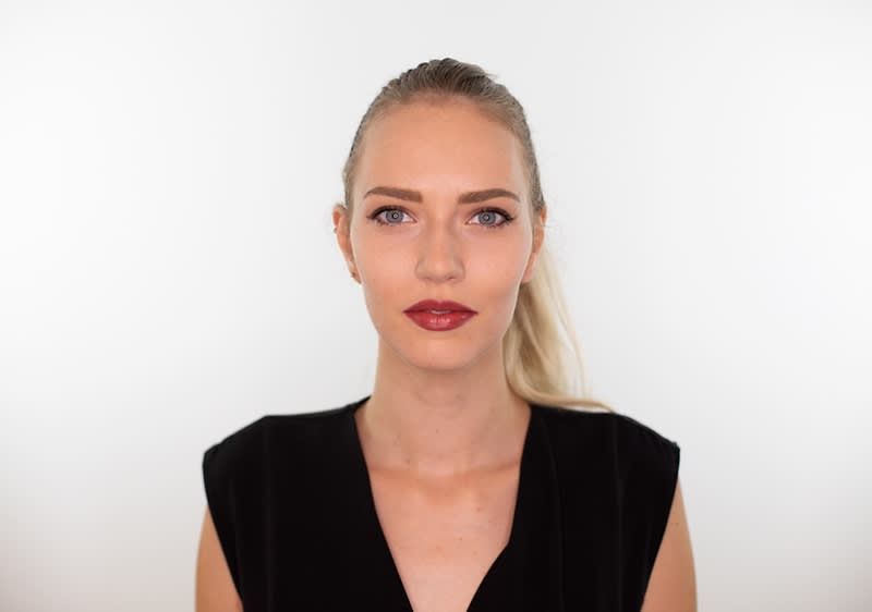 Herbstlook Lippen Schritt 2