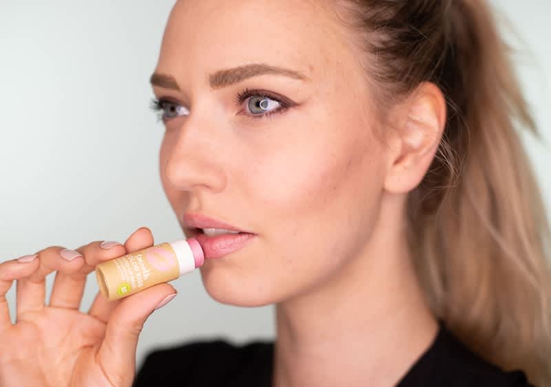 Herbstlook Lippen Schritt 4