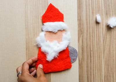 Nikolaus aus Fleecestoff