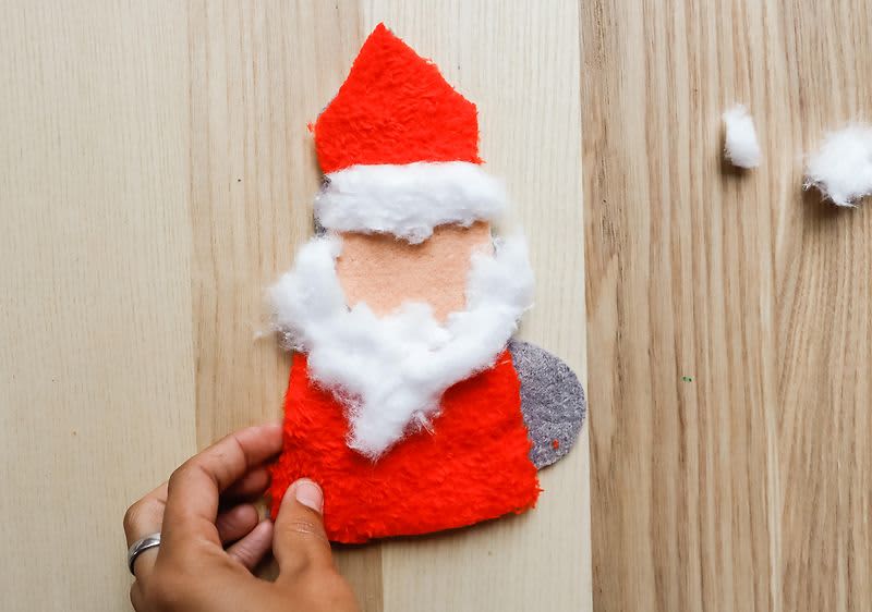 Nikolaus aus Fleecestoff