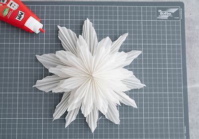 Papierstern fertig