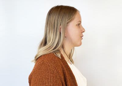 Vorher von der Seite