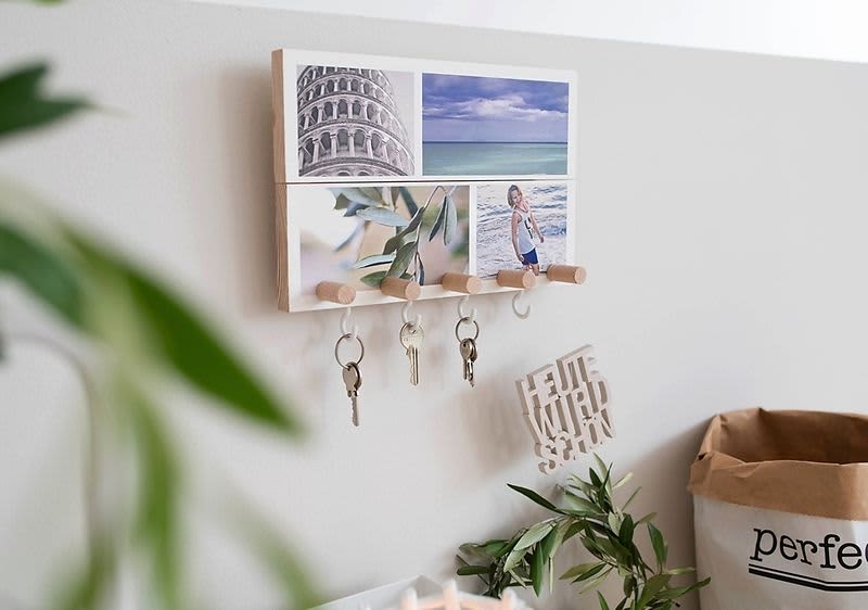 Schlüsselboard und Garderobe