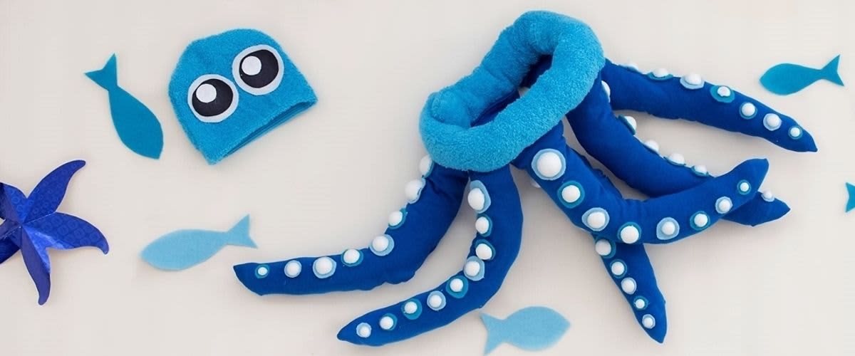 Krakenkostüm aus Strumpfhosen