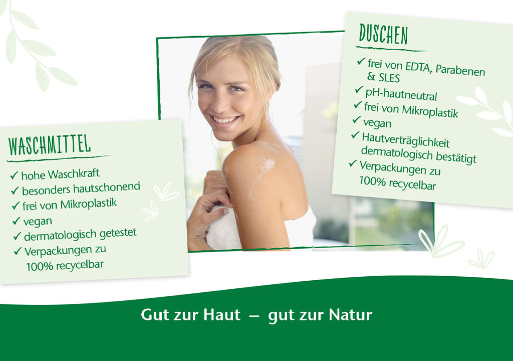 Die besonderen, hautschonenden Eigenschaften der Frosch Duschen & Waschmittel