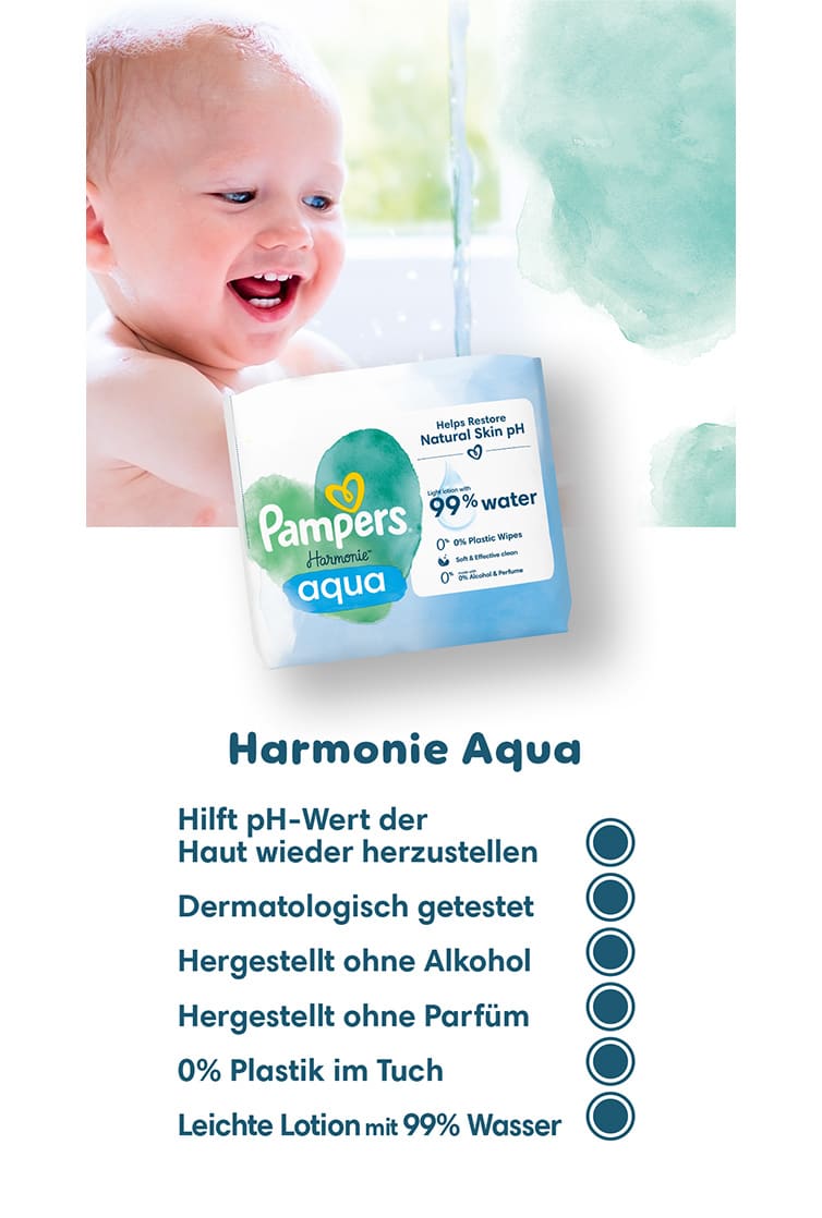 Vorteile der Feuchttücher Harmonie Aqua