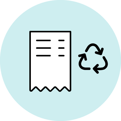 Weniger Papier verbrauchen