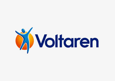 Das Logo von Voltaren