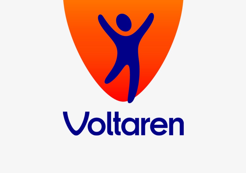 Das Logo von Voltaren