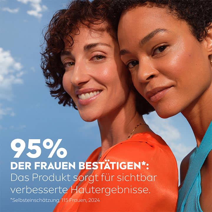 Braune Flakon-Flasche mit Pipette der Marke NIVEA, Aufschrift Q10 Anti-Wrinkle Expert, daneben Text: Mildert und beugt Falten vor, Glycostop blockiert die Verzuckerung, 5-fach Effekt in der Q10 Routine
