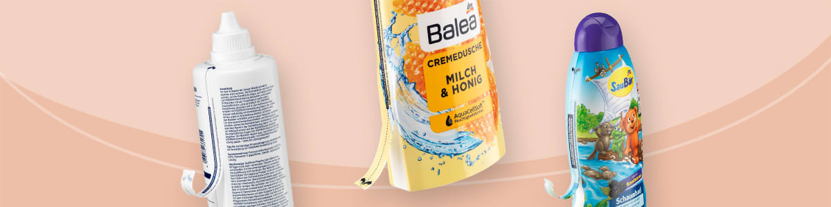 Produkte mit Sleeve-Etiketten