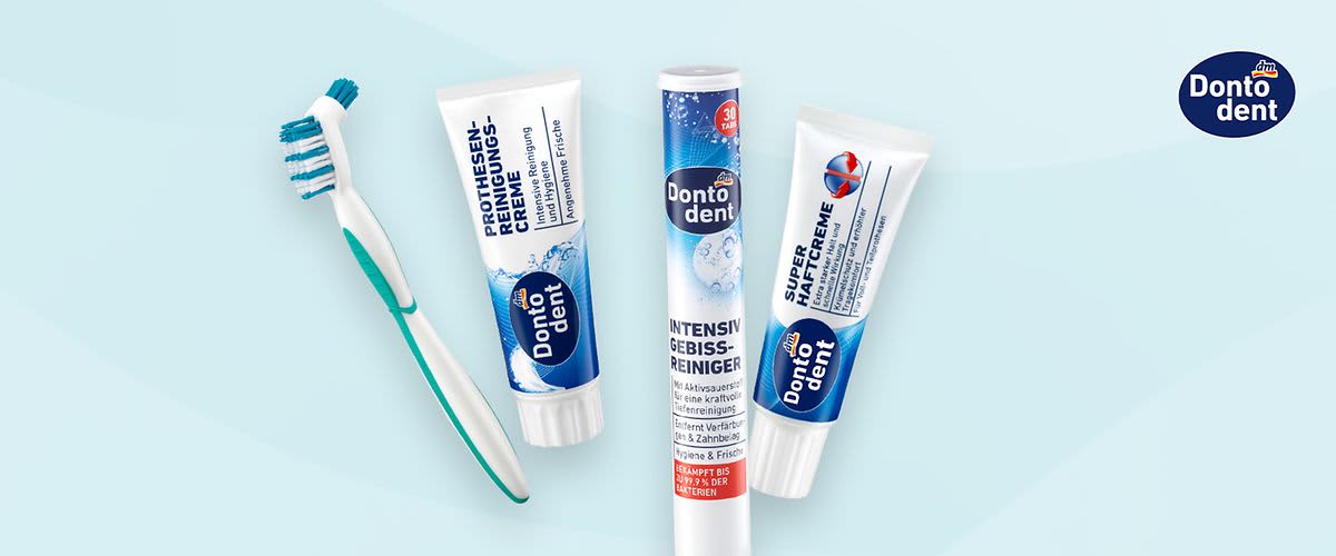 Dontodent Produkte dritte Zaehne