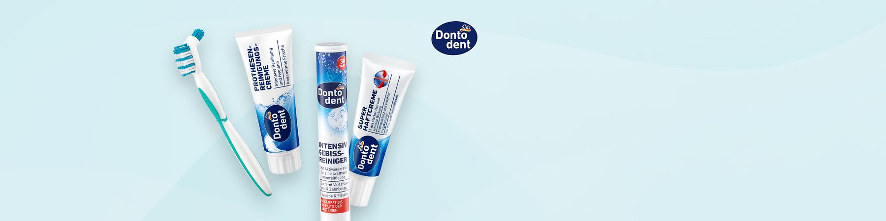Dontodent Produkte dritte Zaehne