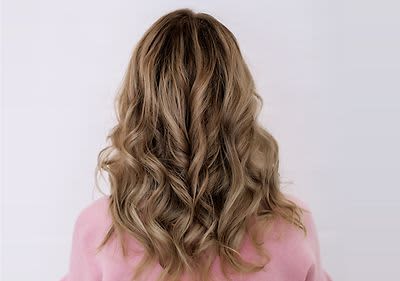 Hellbraune Haare