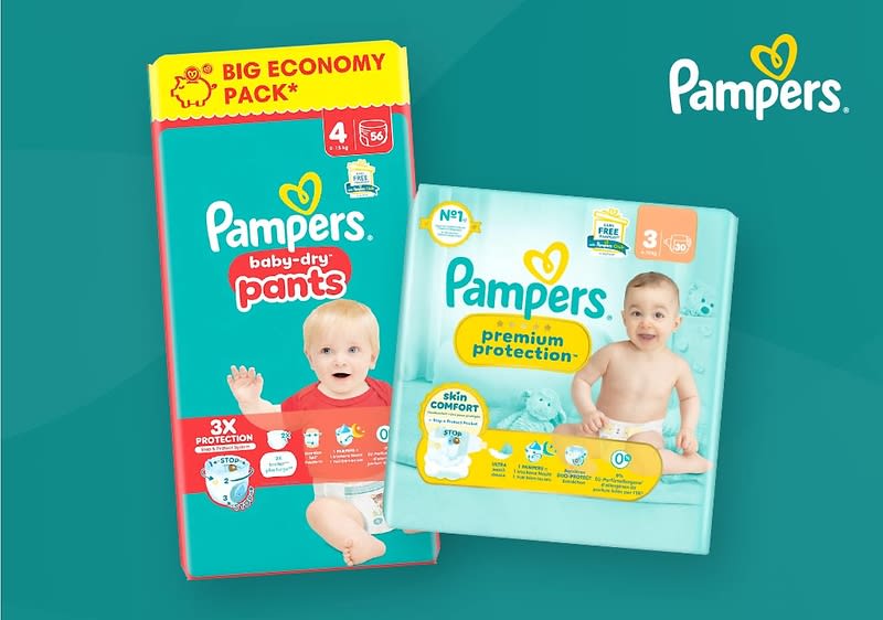 Pampers Windeln, Pants und Feuchttücher bieten Deinem Kind bewährte Qualität und Schutz.