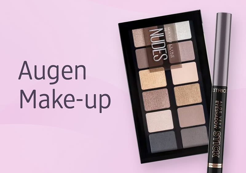 Lidschattenpalette und Augen-Make-up-Stift