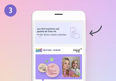 dmLIVE-Shopping Step 3