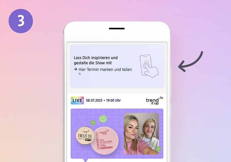 dmLIVE-Shopping Step 3