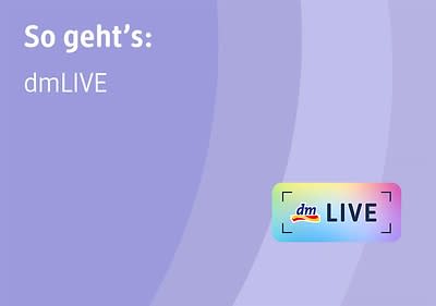 dmLIVE-Shopping kurz erklärt im Video