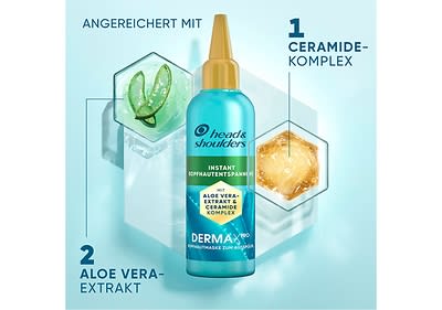 Kopfhautmaske der head&shoulders Serie DERMAX Pro revitalisiert die Kopfhaut.