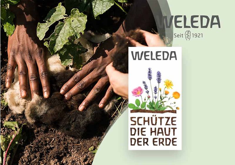 Weleda macht sich stark für gesunde Böden. Mach auch du mit und schütze die Haut der Erde.