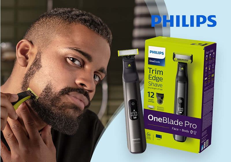 Philips OneBlade Pro rasiert und stylt jede Haarlänge