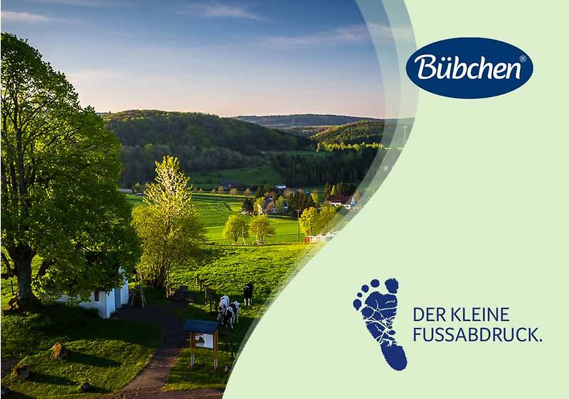 Der kleine Fußabdruck: Bübchen setzt sich für den Schutz der Umwelt ein. 