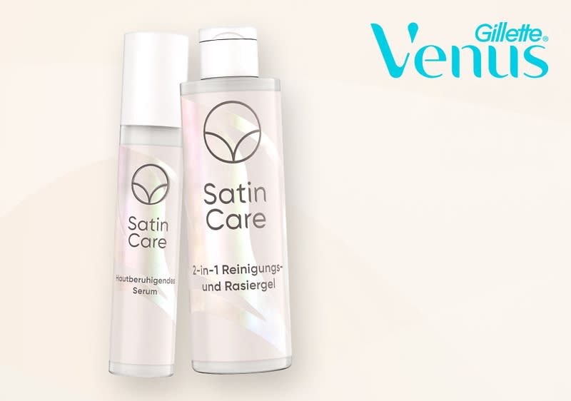 Hautfreundliche Intimpflege und -rasur: mit der Produktlinie von Gillette Venus & Satin Care