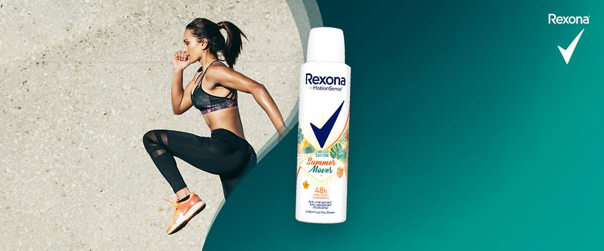 Rexona Summer Moves Limited Edition: starker Schutz in der heißen Jahreszeit.
