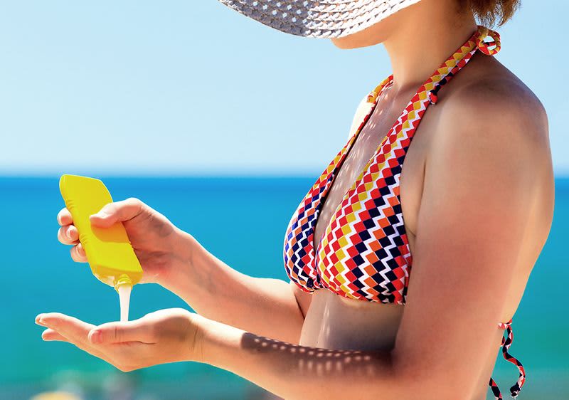 Eincremen ist im Sommer das A&O