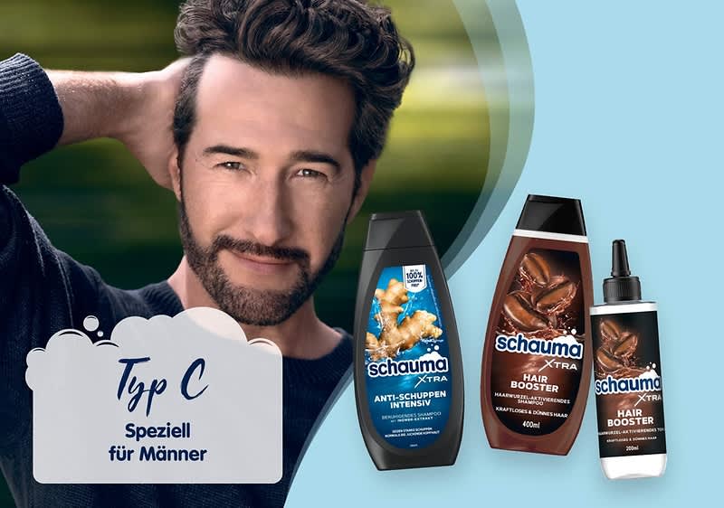 Schauma Produkte speziell für Männerhaar