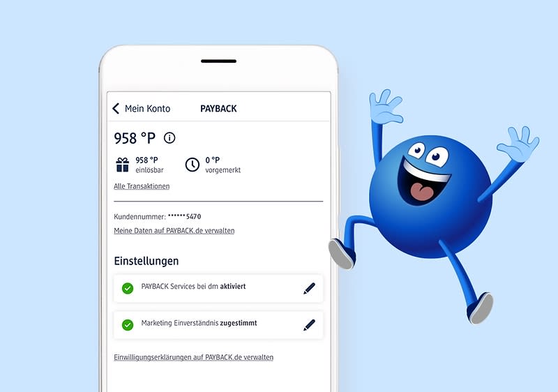 Freischaltung Payback Services Vorteil