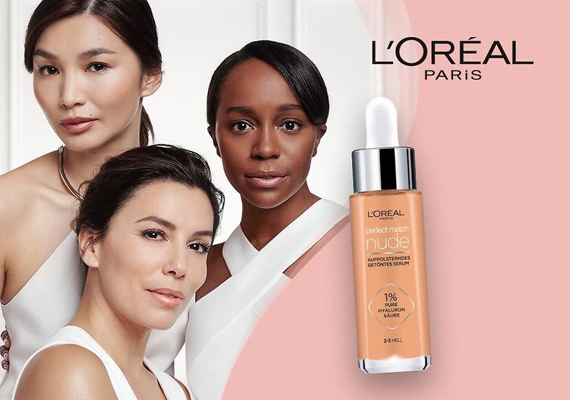 L’Oréal Paris Perfect Match getöntes Serum strafft wie ein Serum und deckt wie eine Foundation.
