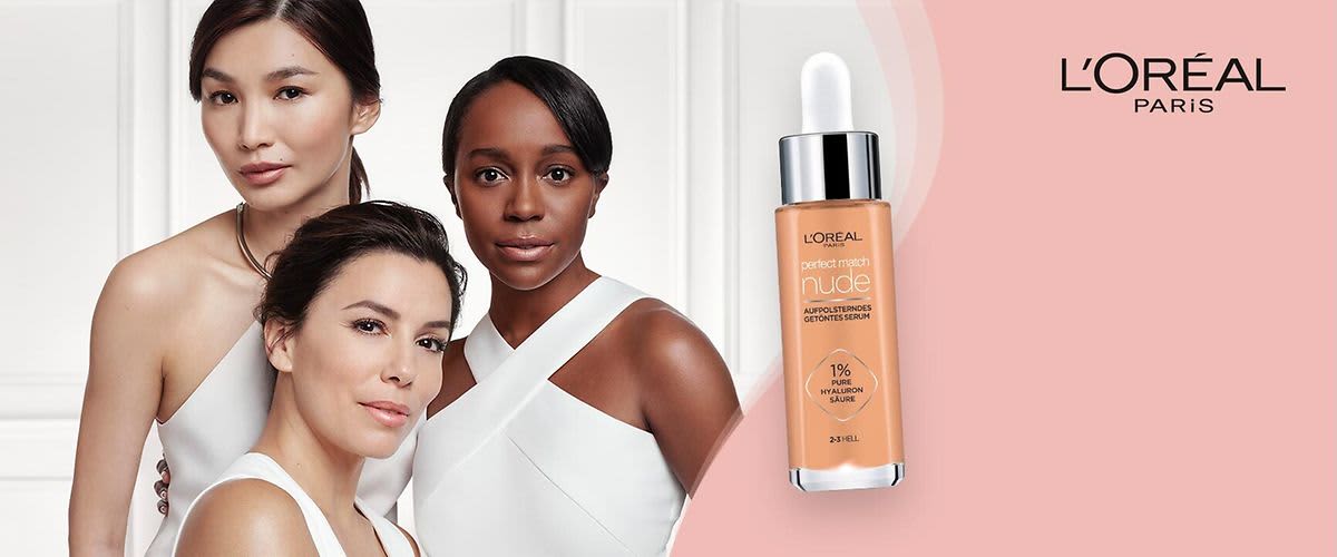 L’Oréal Paris Perfect Match getöntes Serum strafft wie ein Serum und deckt wie eine Foundation.