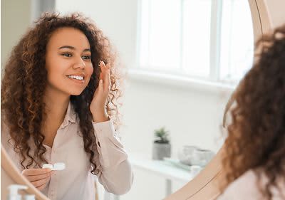 Kontaktlinsen einsetzen