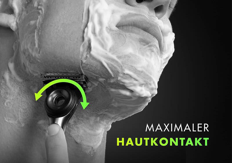 Gillette Labs Rasierer für maximalen Hautkontakt