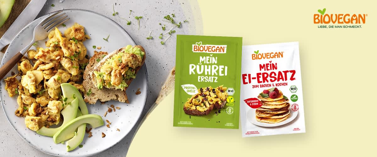 Lecker, vegan & schnell zubereitet: Entdecke die Ei-Alternativen von BIOVEGAN