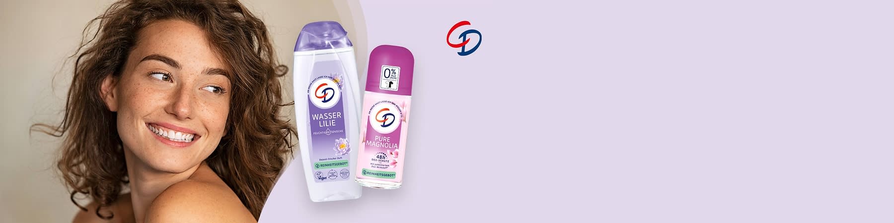 An meine Haut lasse ich nur Wasser und CD – und das gute Gefühl nachhaltiger Körperpflege.