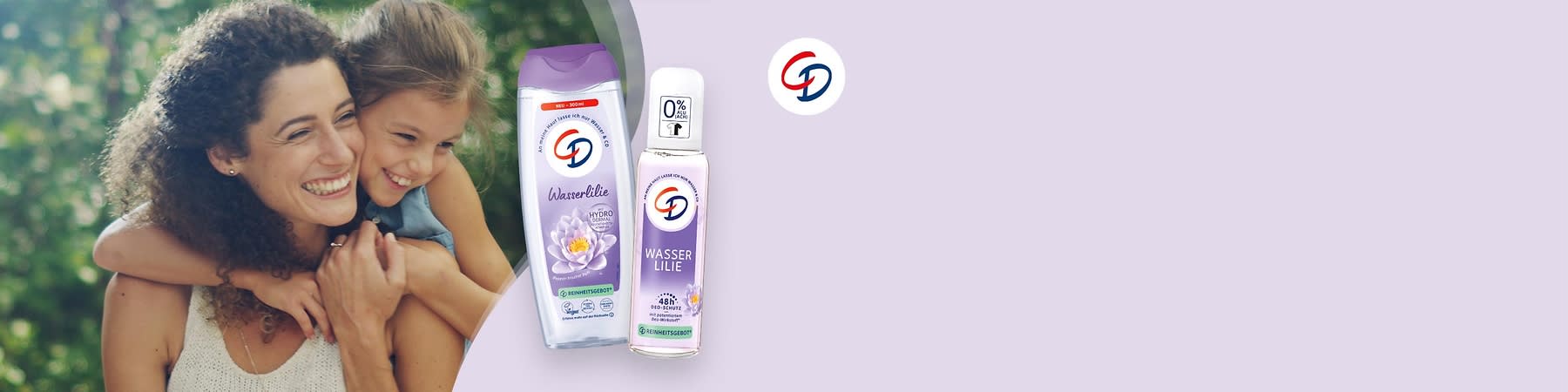 Klassiker für duftende Pflege sind die CD „Wasserlilie“ Produkte.